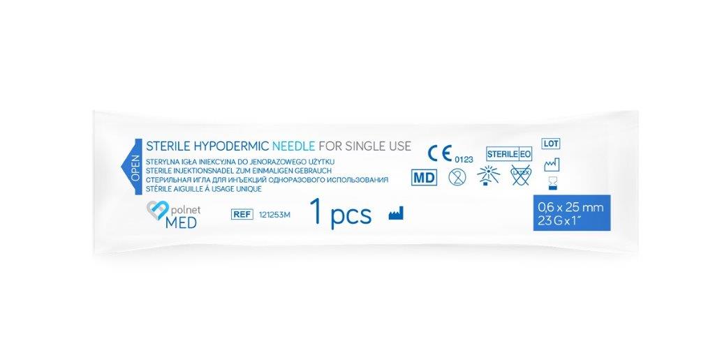 Ace j.u. POLnet-MED 0.6 x 25mm 100pcs - Imagine 2